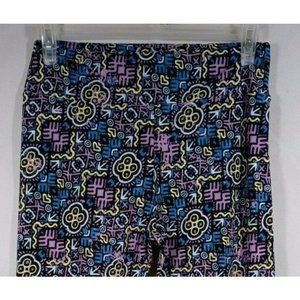 New LuLaRoe Tall & Curvy Leggings Colorful Grafitti Design